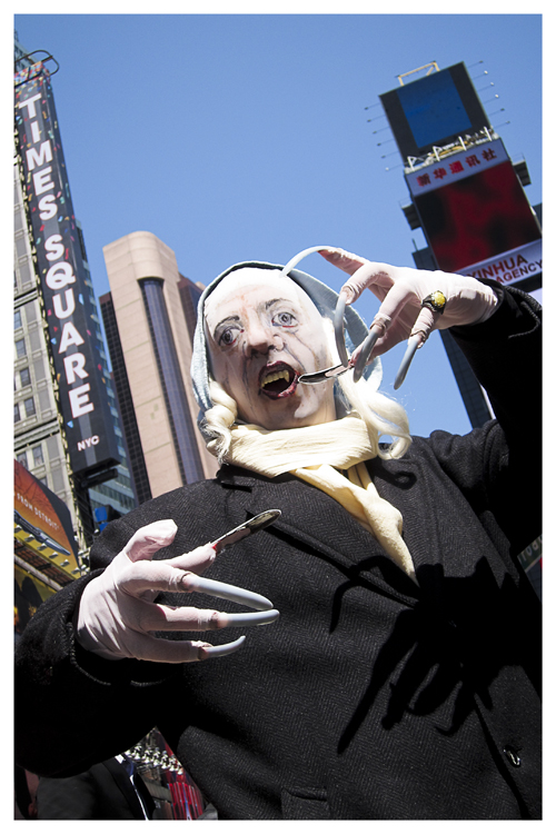Nosferatu takes over Times Square